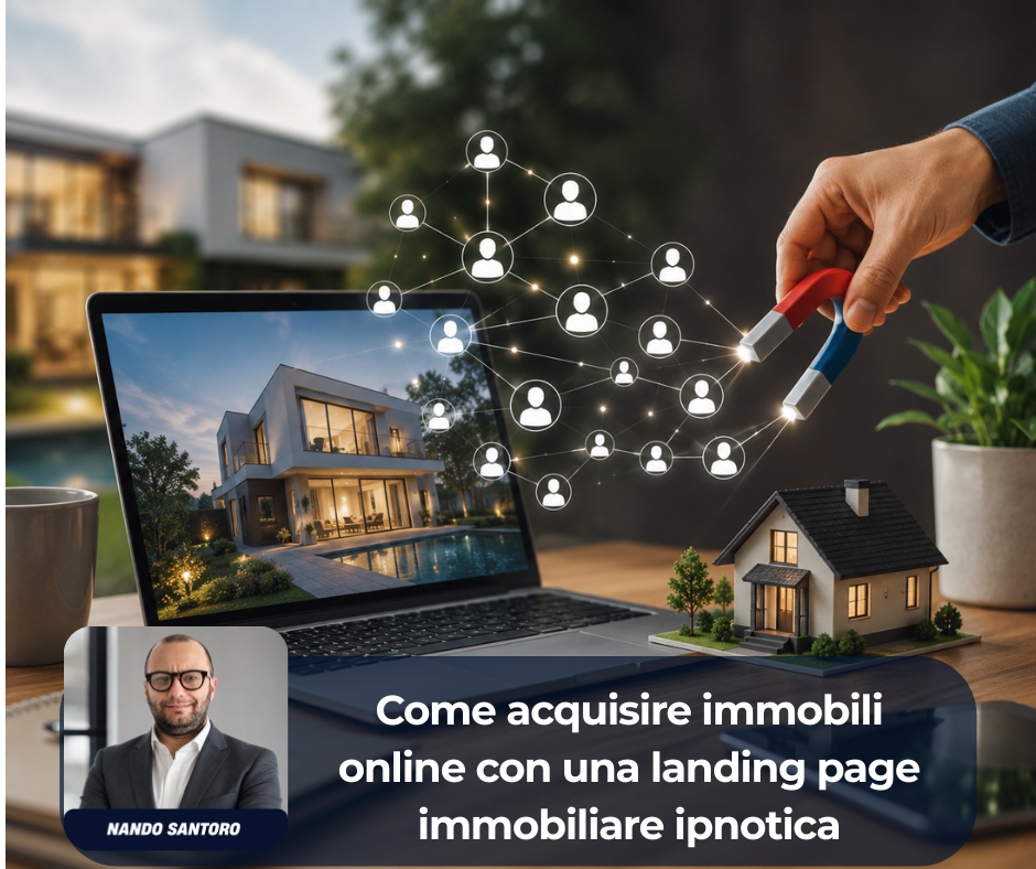 Come acquisire immobili online con una landing page immobiliare ipnotica